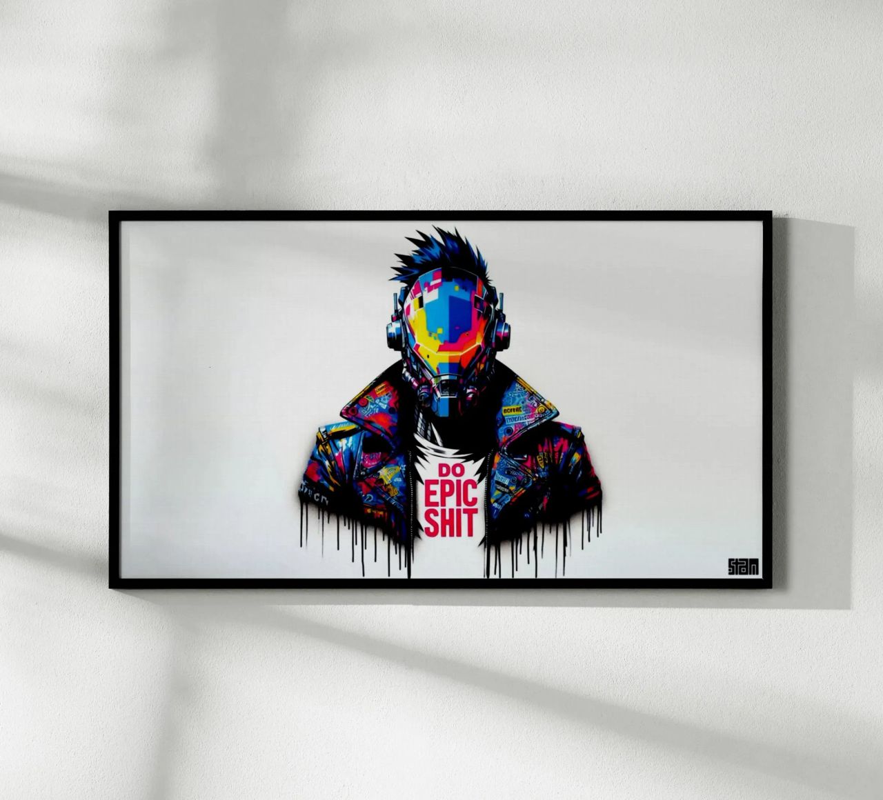 do epic shit – Stencil, Graffiti & Streetart poster de STAN Z.