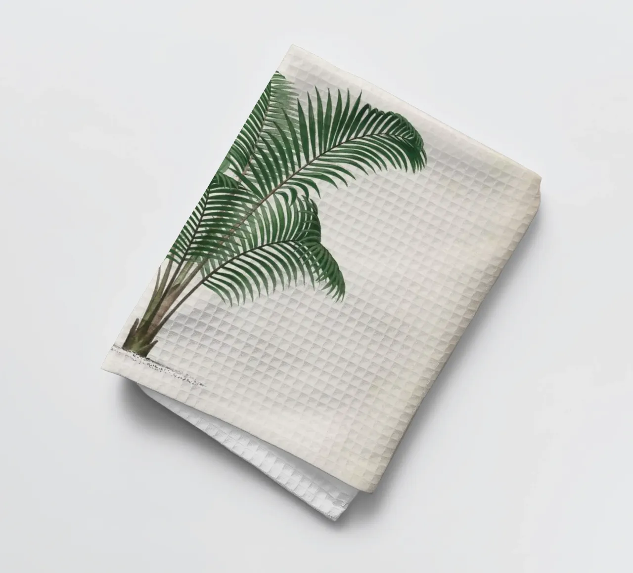 Vintage Kerchove 2 Les Palmiers 1 tea towel by Vintage Print Collection
