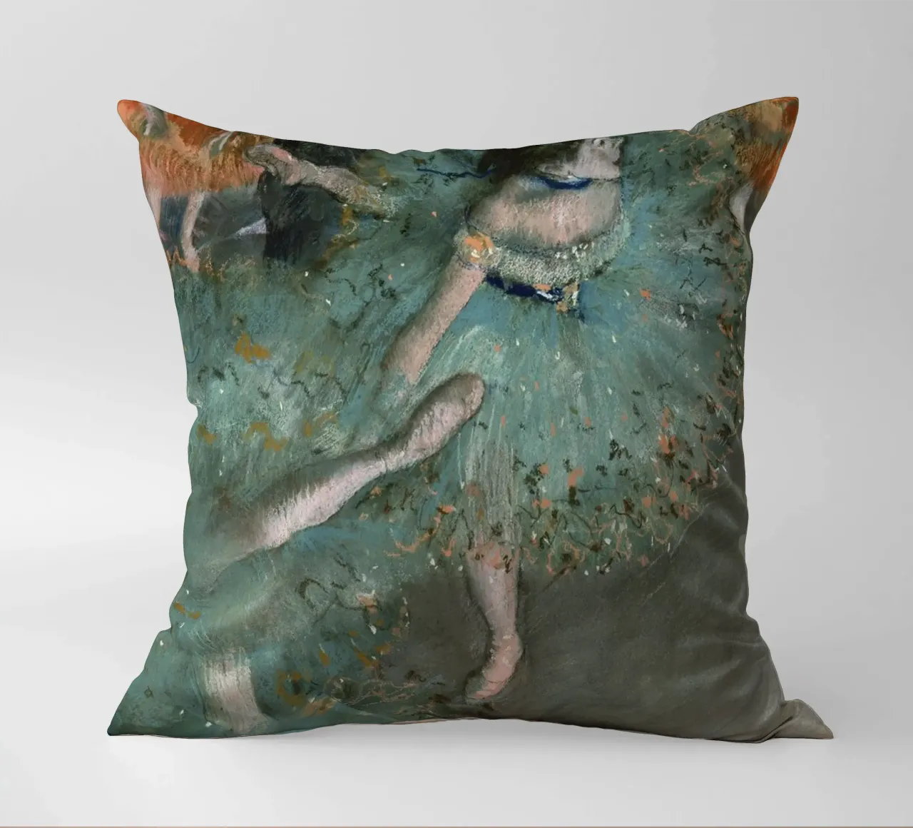 Edgar Degas - Ballerina ondeggiante cuscino da Timeless Artworks