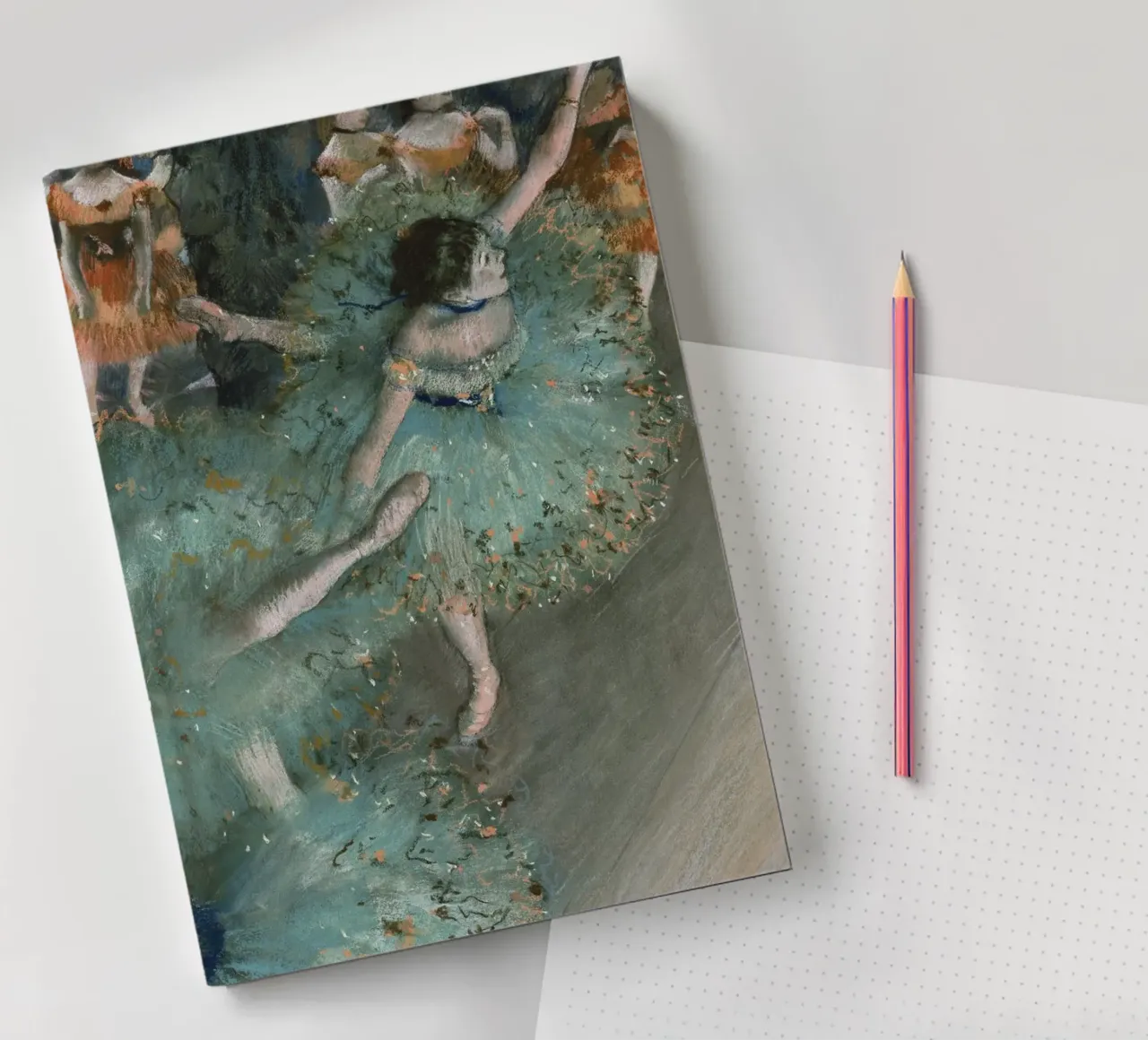 Edgar Degas - Swaying Dancer notebook by Timeless Artworks