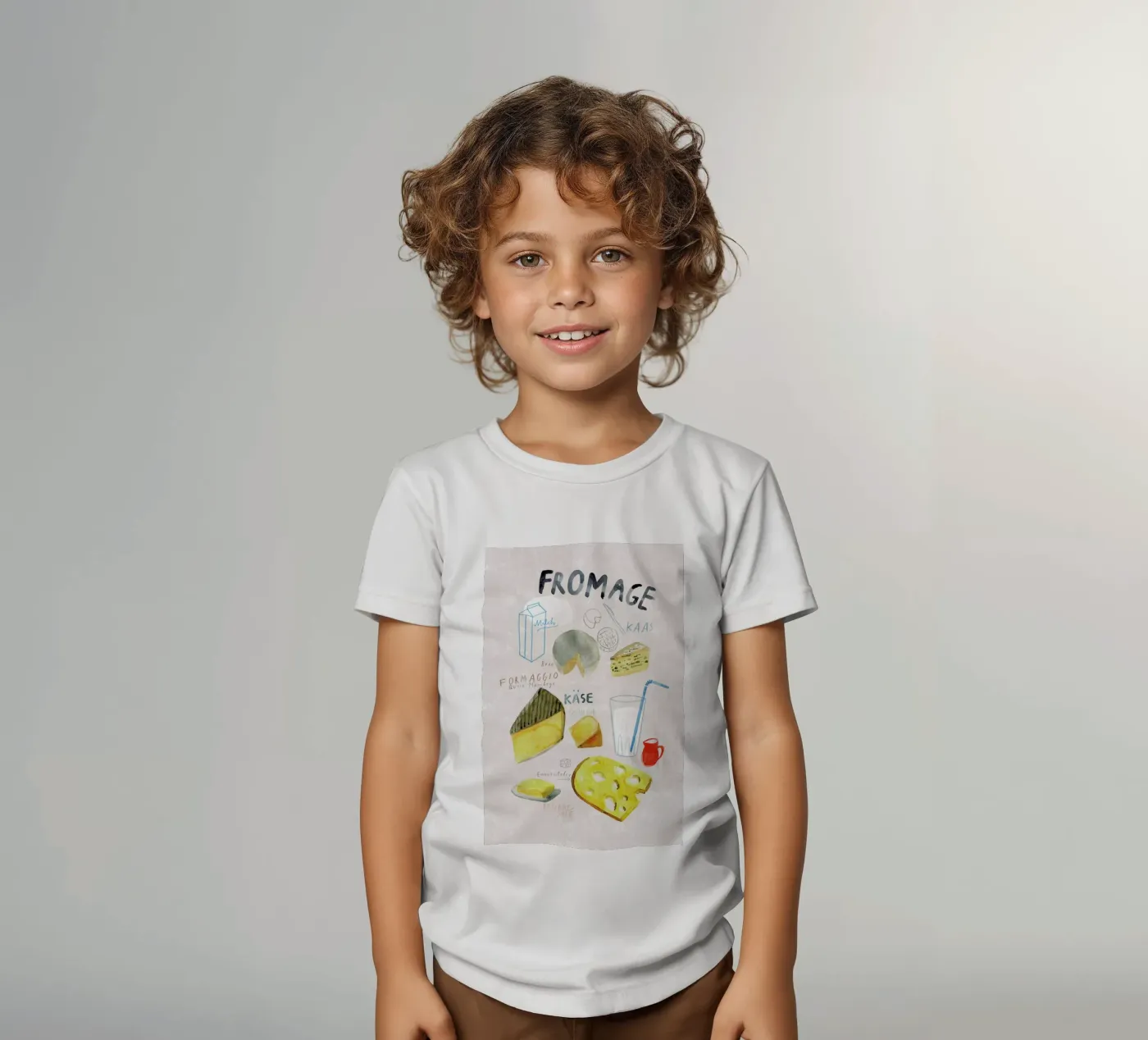 Käse t-shirt bambini da Rinah Lang