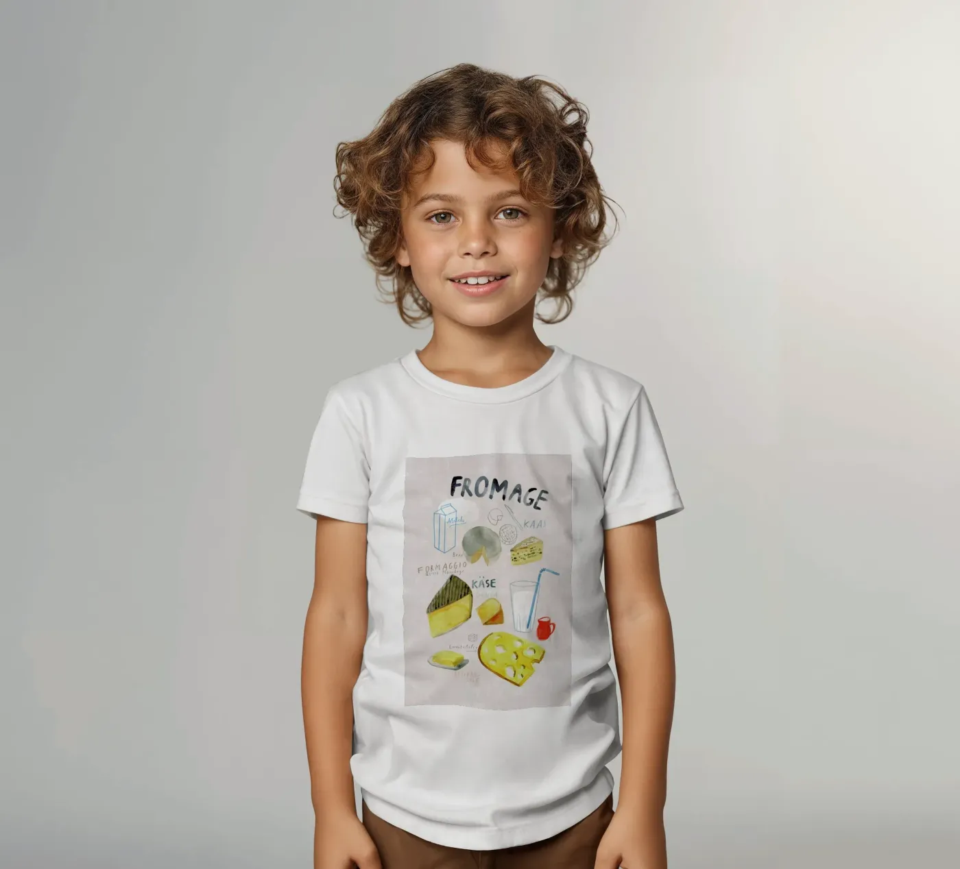 Käse t-shirt bambini da Rinah Lang
