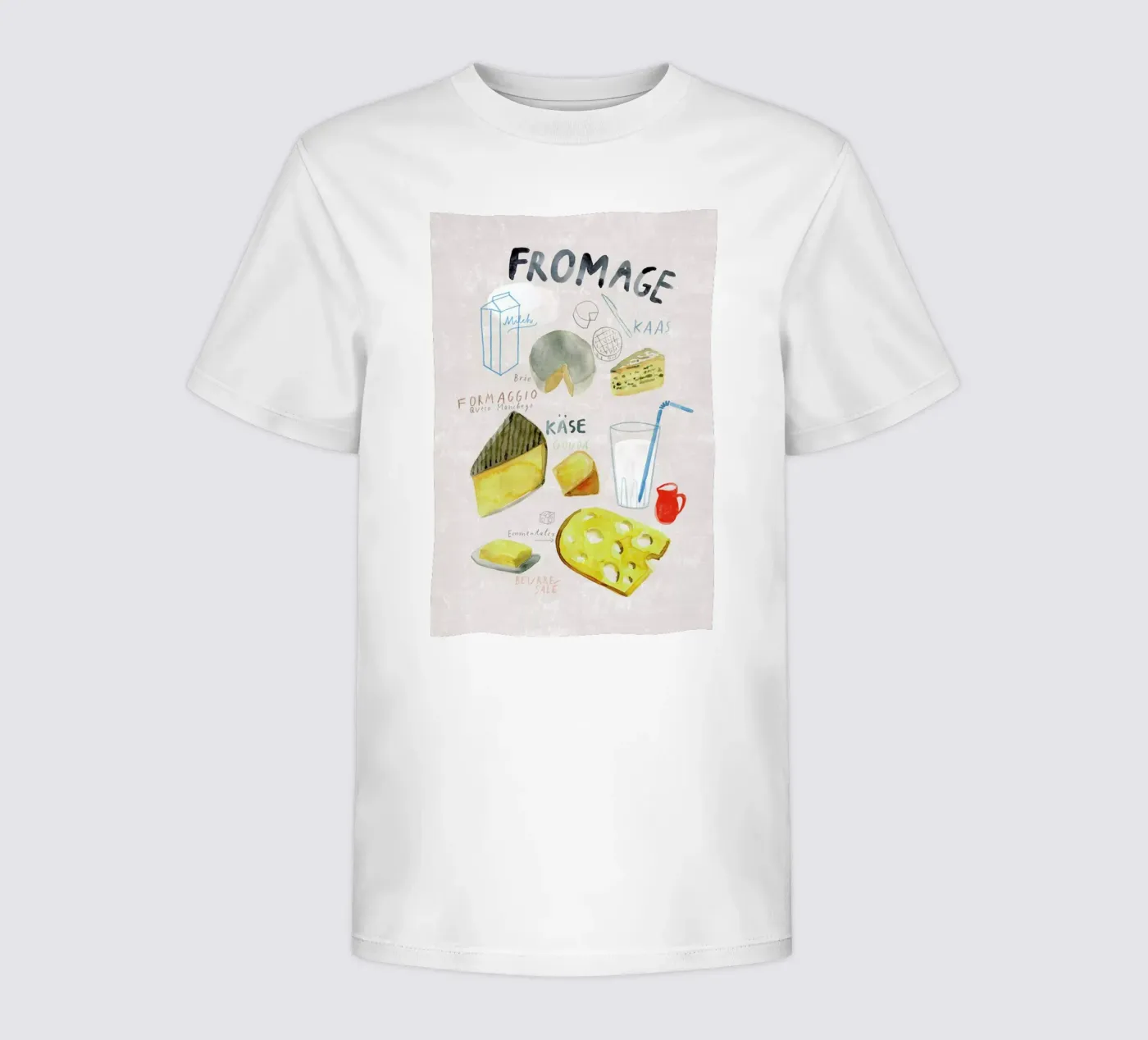 Käse t-shirt bambini da Rinah Lang