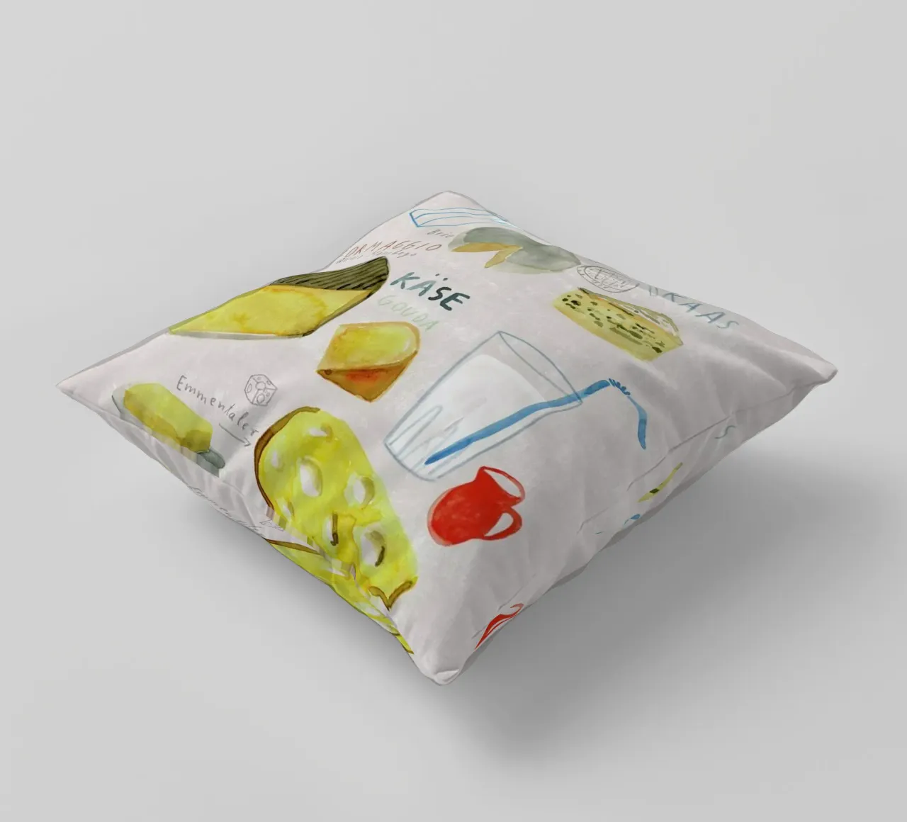 Käse Kissen von Rinah Lang
