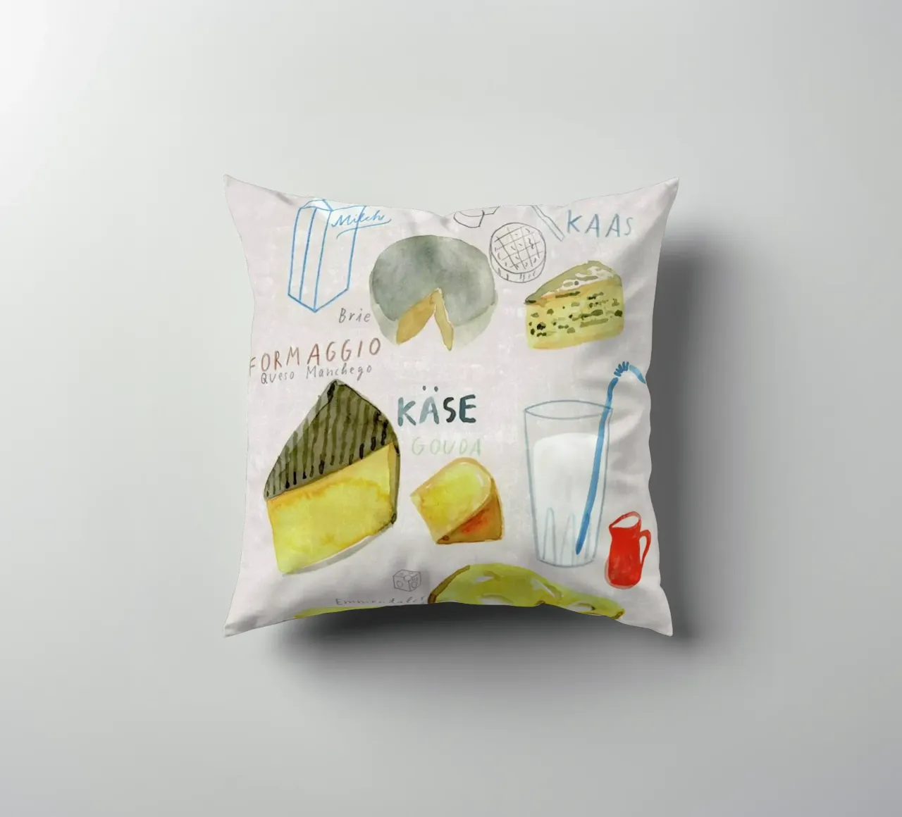 Käse Kissen von Rinah Lang