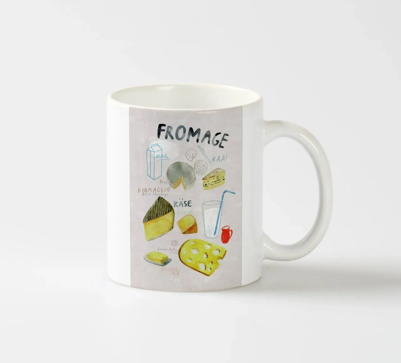 Käse tazza in ceramica da Rinah Lang