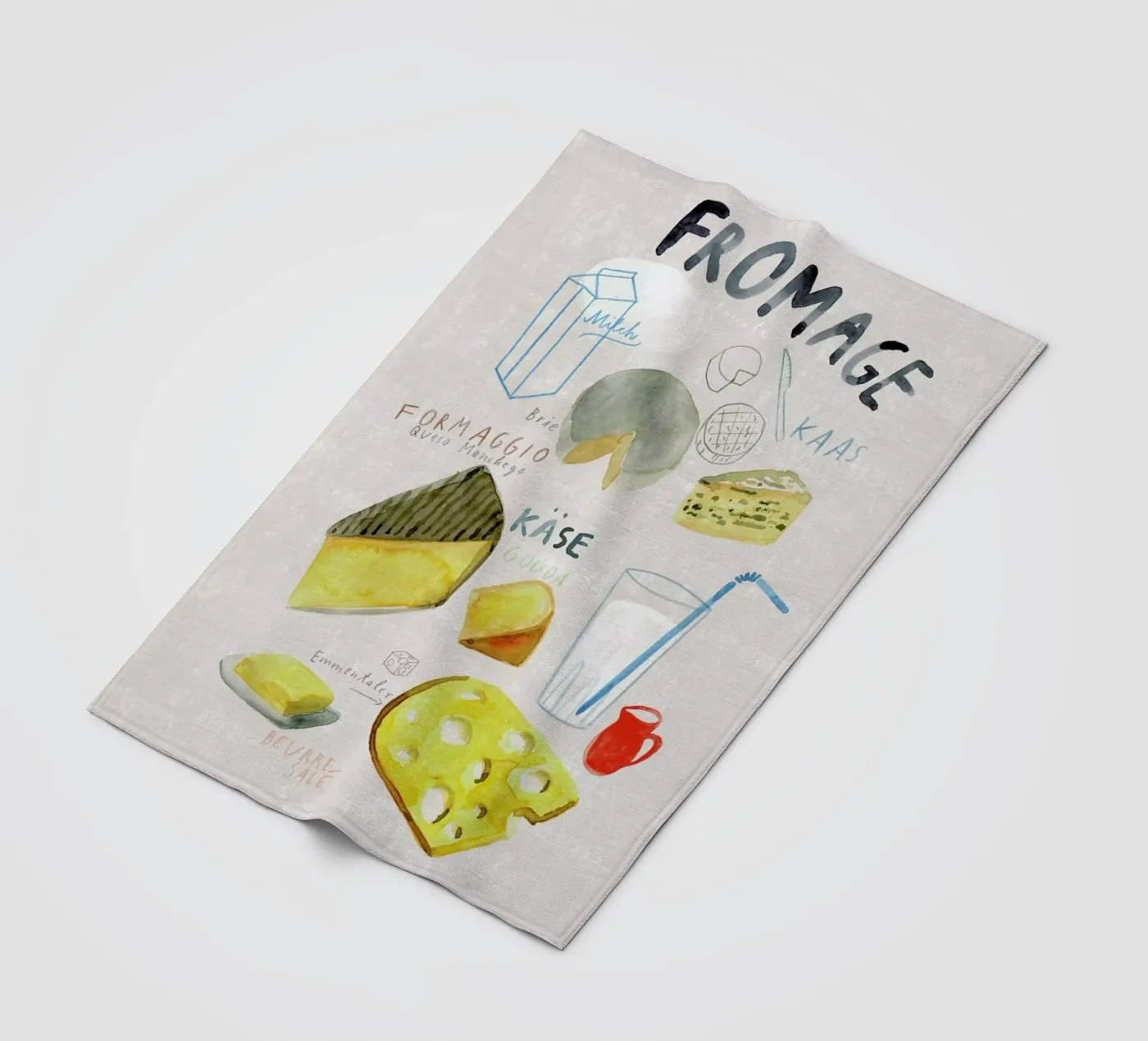 Käse fleecedeken van Rinah Lang