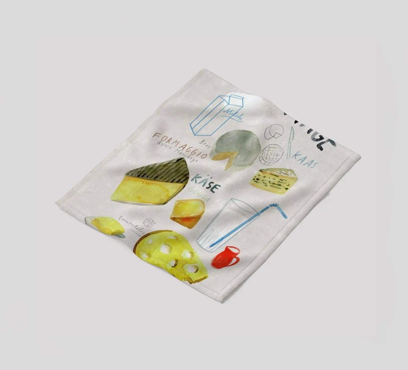 Käse fleecedeken van Rinah Lang