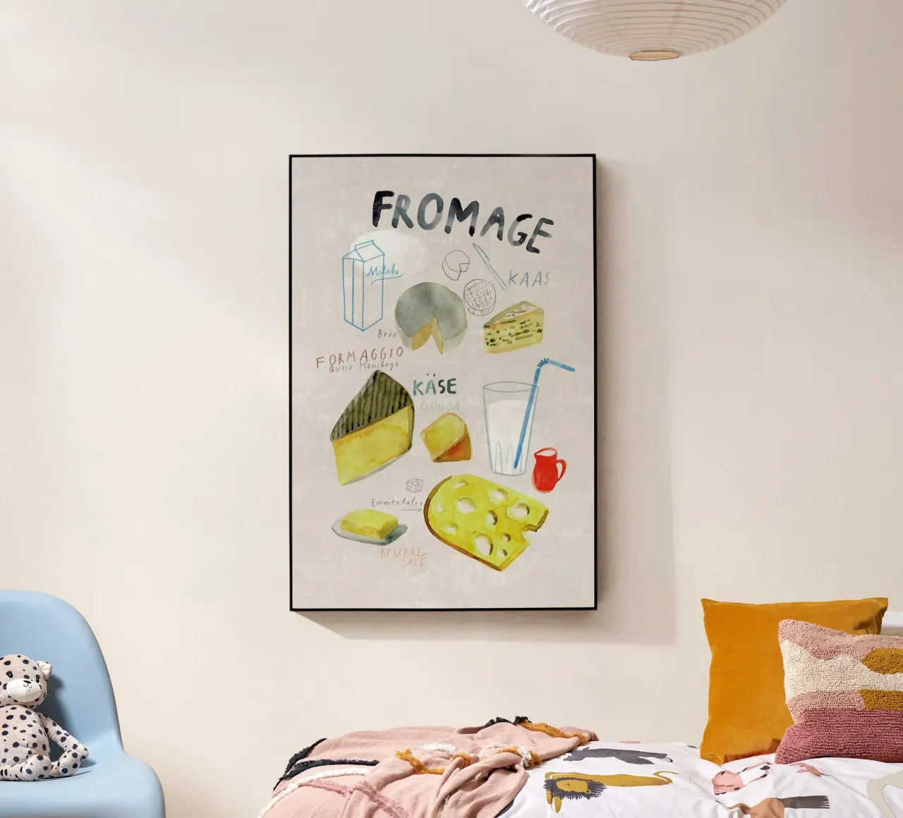 Käse acrylic glass by Rinah Lang