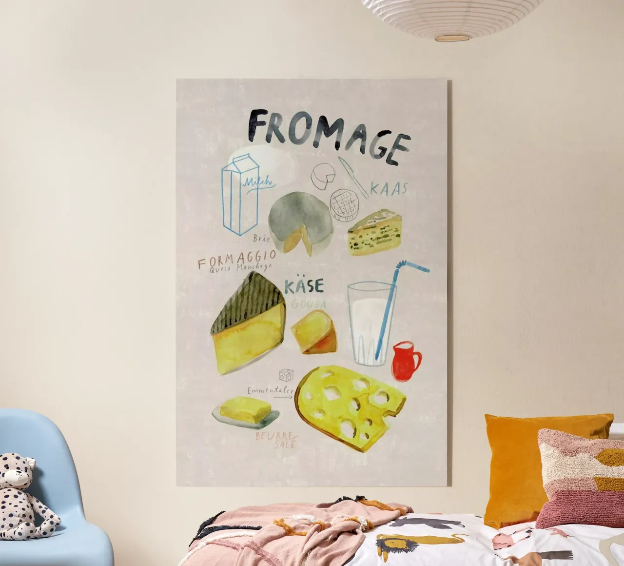 Käse acrylic glass by Rinah Lang