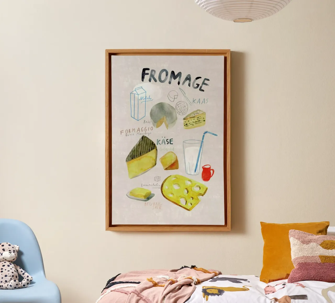 Käse Leinwand von Rinah Lang