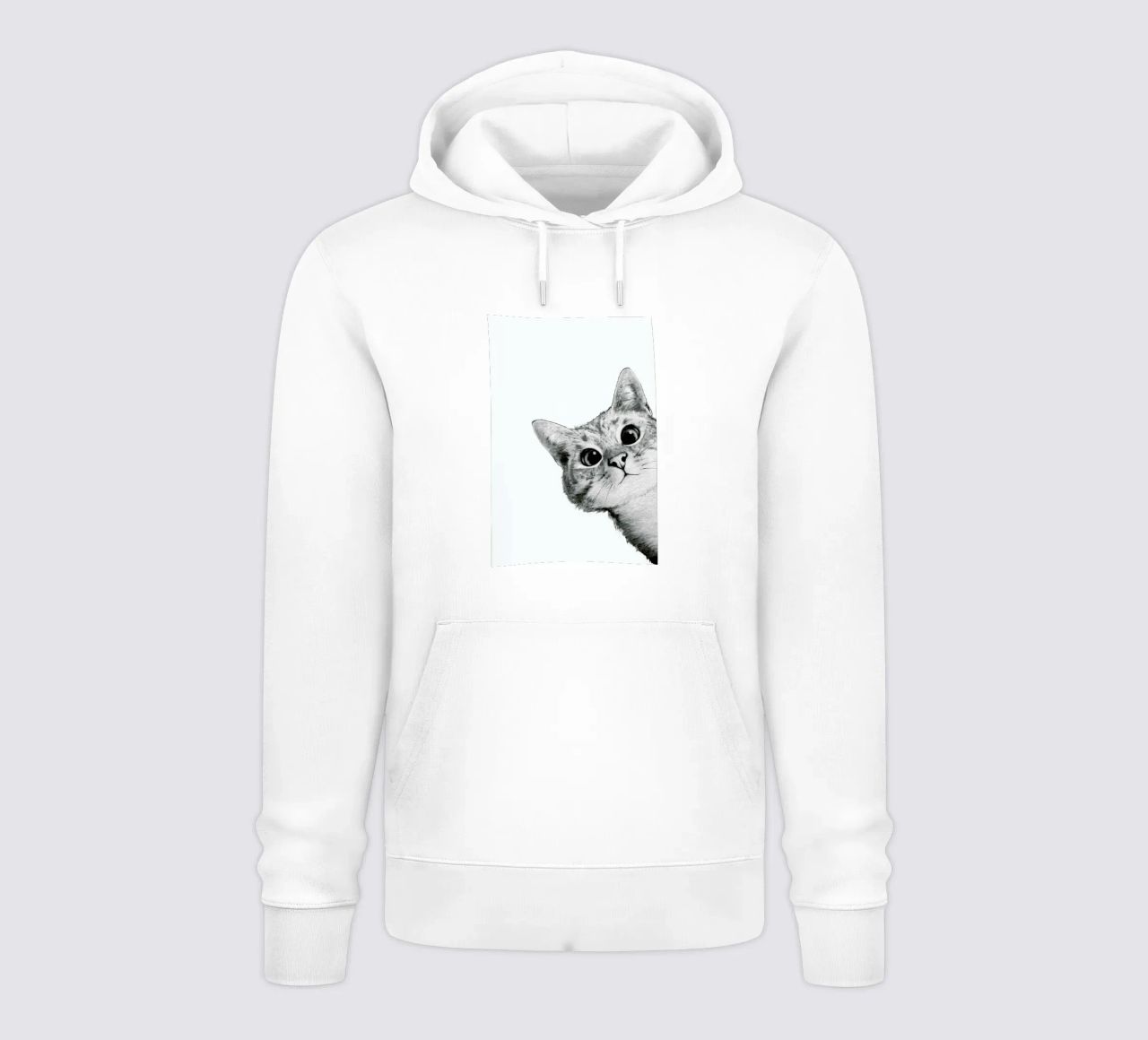 Sneaky Cat felpa con cappuccio da Laura Graves