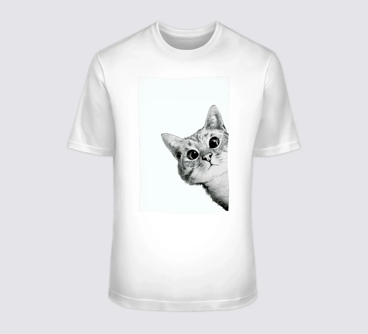 Sneaky Cat t-shirt by Laura Graves