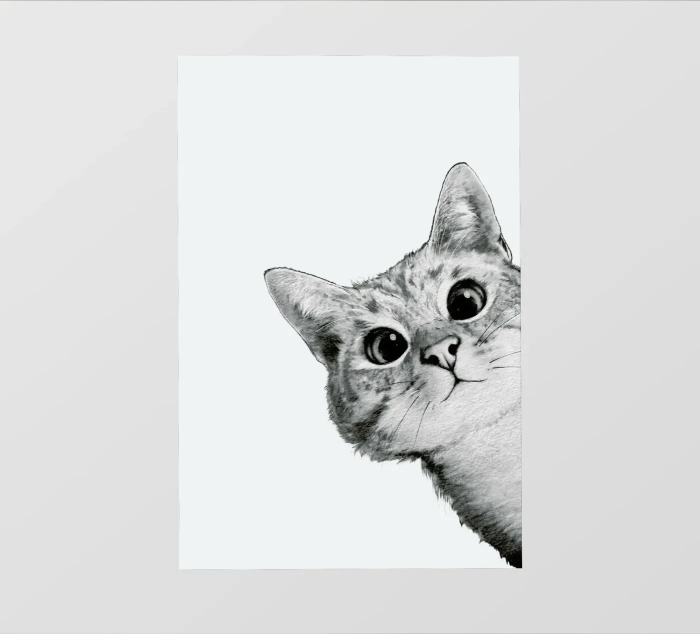 Sneaky Cat pellicola backlit da Laura Graves