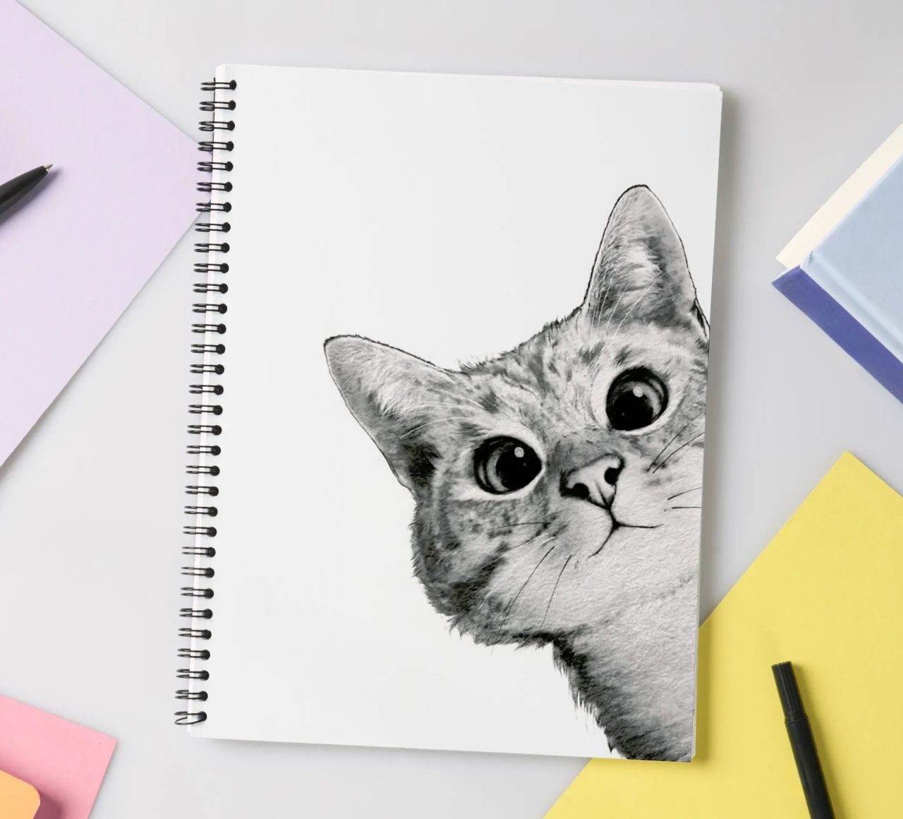 Sneaky Cat Ringbuch von Laura Graves