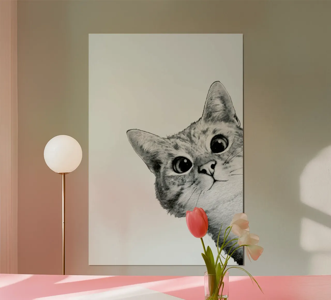 Sneaky Cat poster da Laura Graves