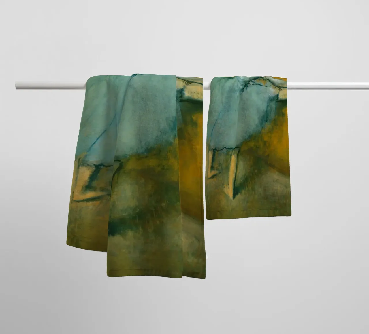 Edgar Degas - Ballerine alla sbarra asciugamano da bagno da Timeless Artworks