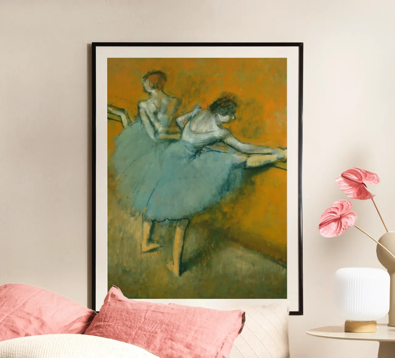 Edgar Degas - Ballerine alla sbarra carta hahnemühle da Timeless Artworks