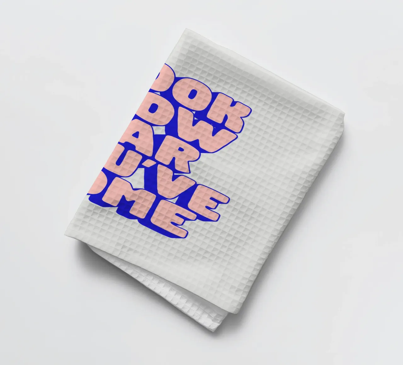 Regardez le chemin parcouru Typographie Design torchon de THE MOTIVATED TYPE