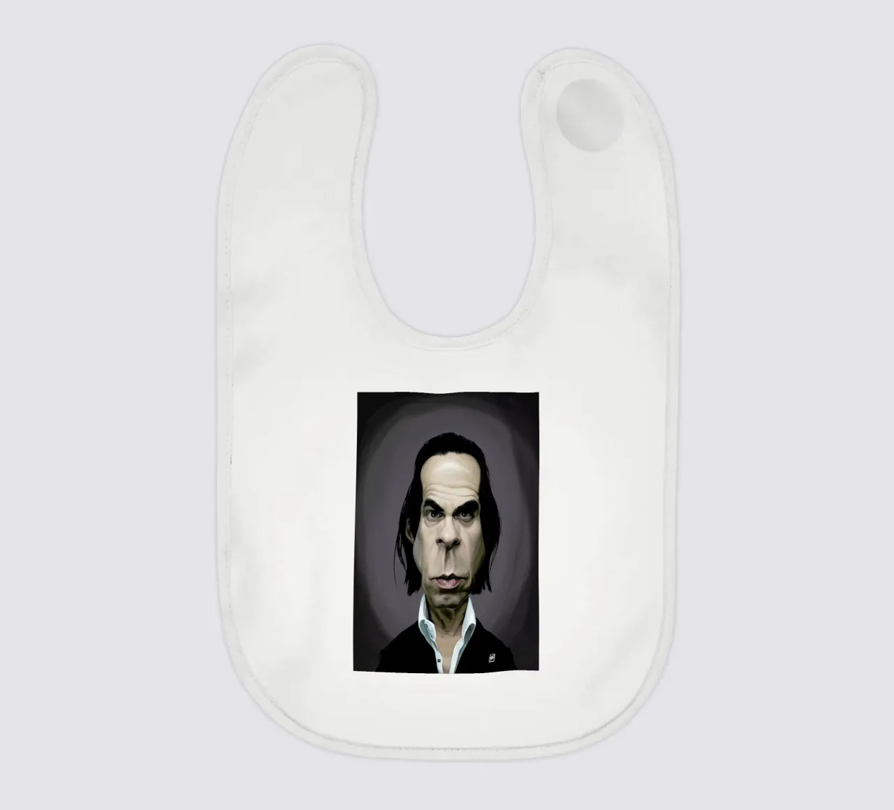 Nick Cave Babylätzchen von Rob Art | Illustration