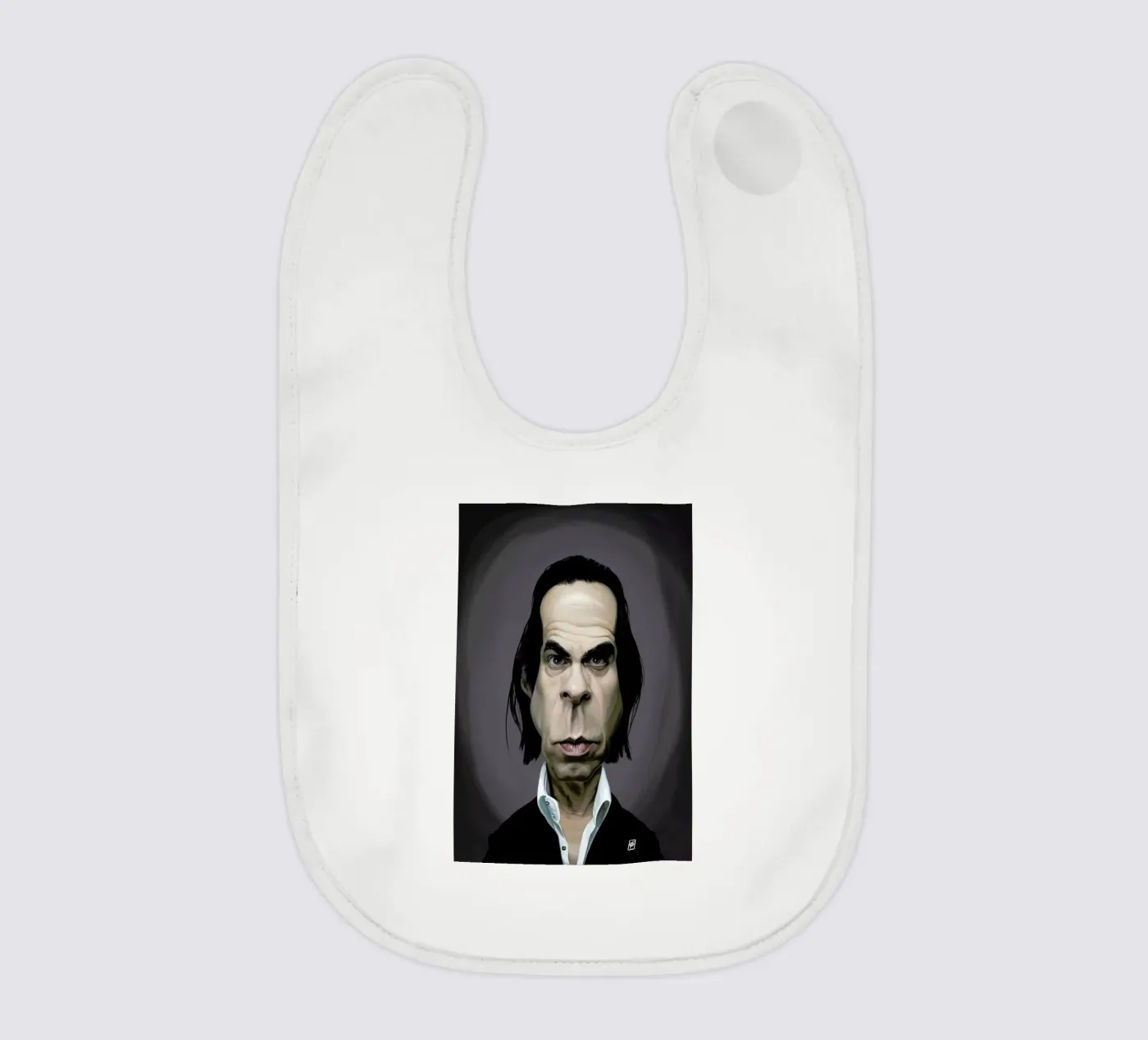Nick Cave Babylätzchen von Rob Art | Illustration