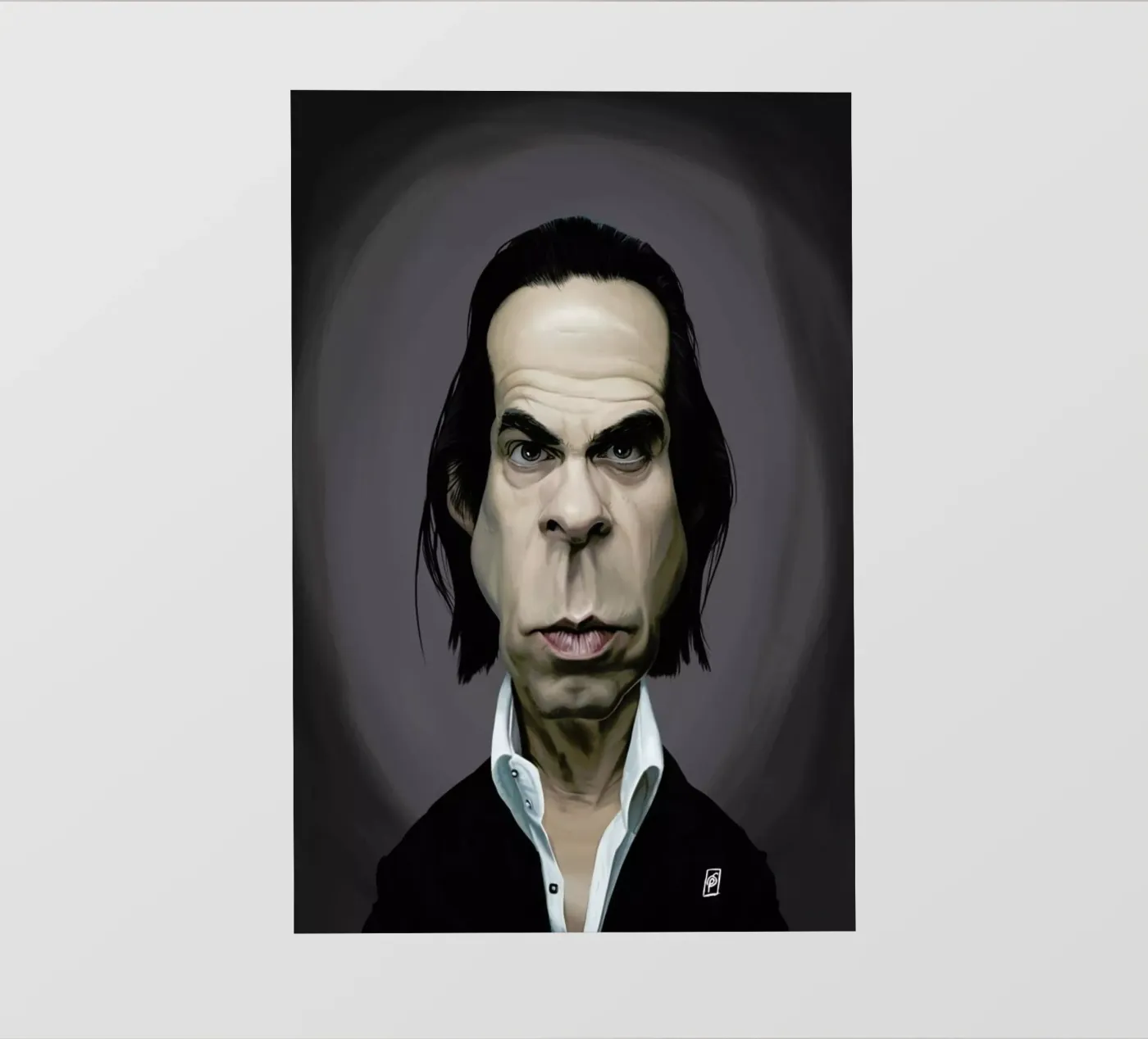 Nick Cave pellicola backlit da Rob Art | Illustration