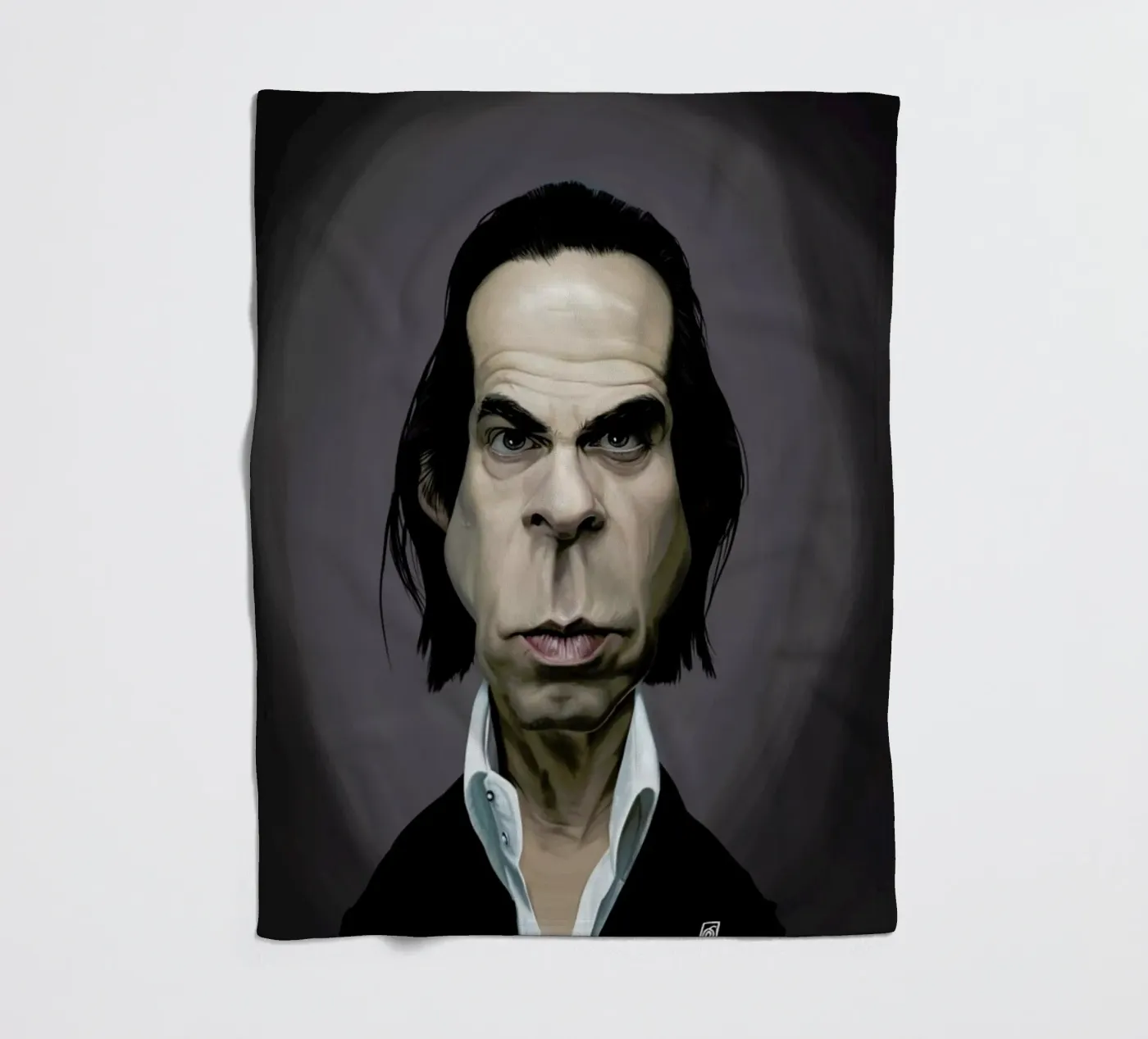 Nick Cave Fleecedecke von Rob Art | Illustration