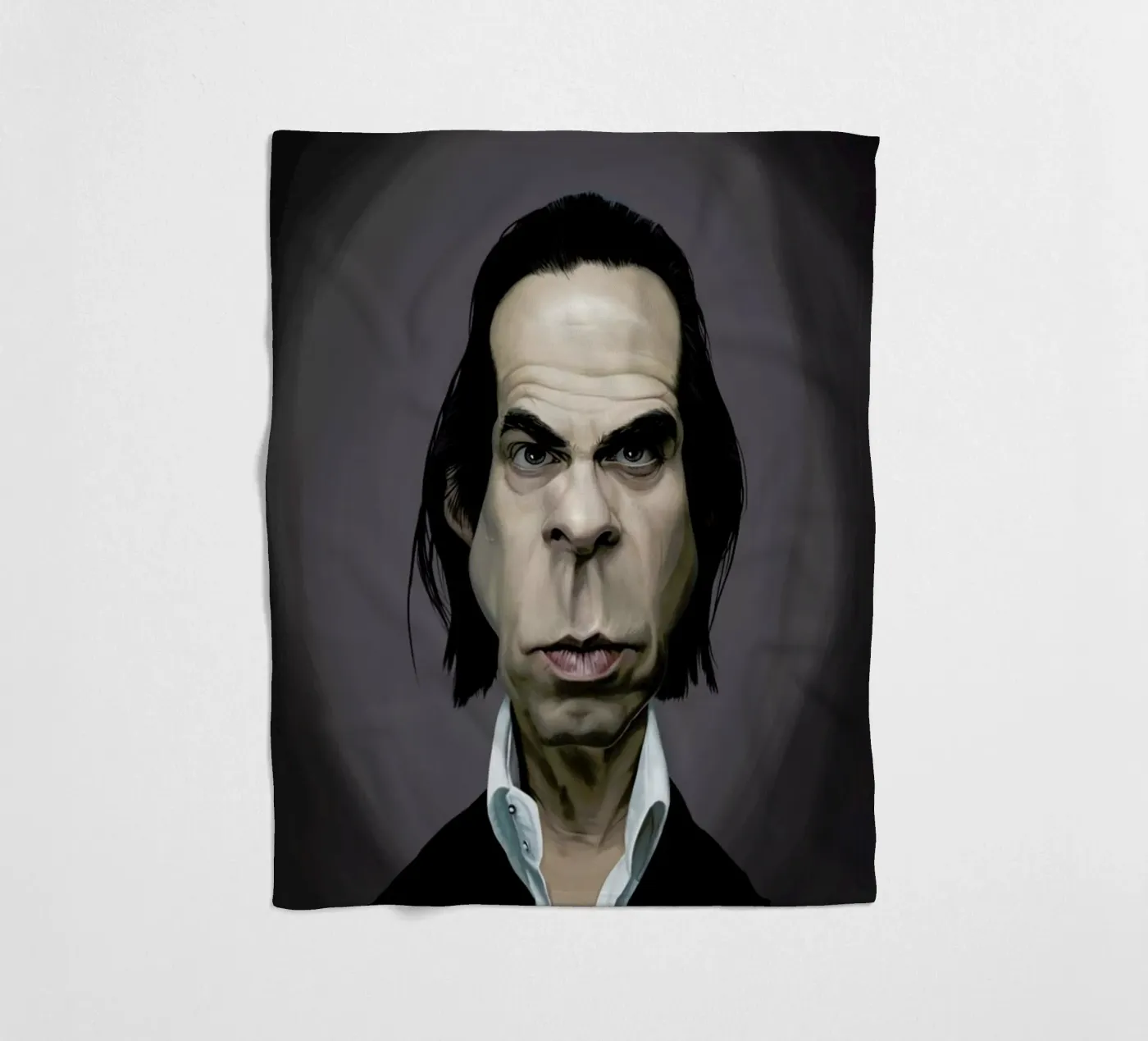Nick Cave fleecedeken van Rob Art | Illustration