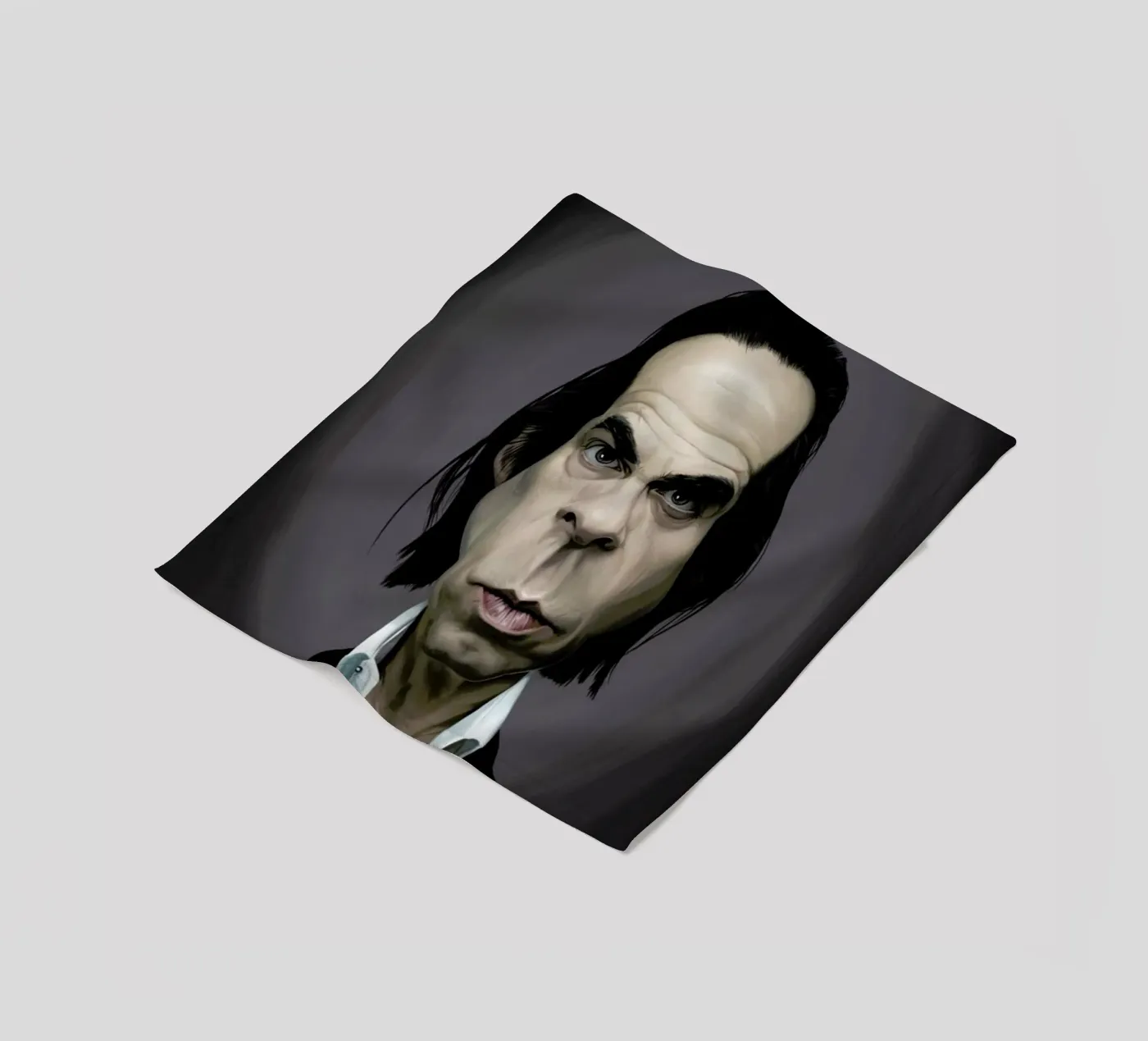 Nick Cave fleecedeken van Rob Art | Illustration