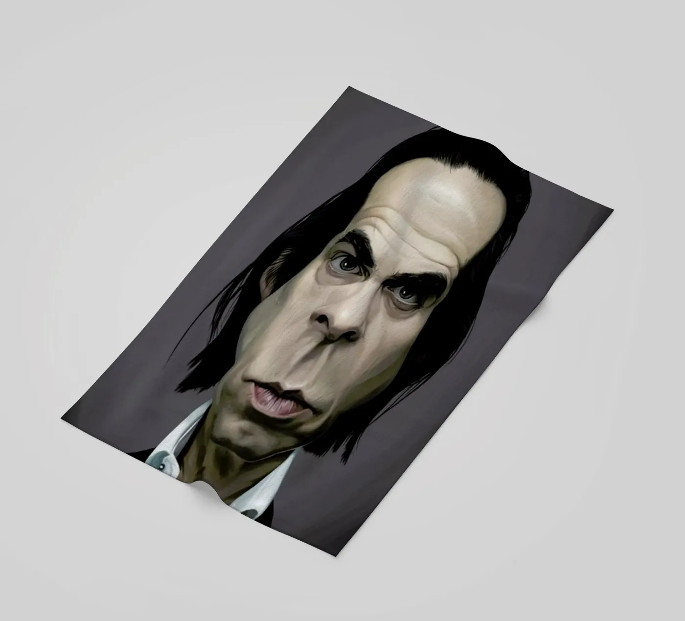 Nick Cave beach towel by Rob Art | Illustration