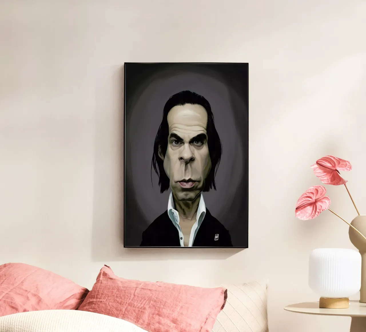 Nick Cave plexiglass da Rob Art | Illustration
