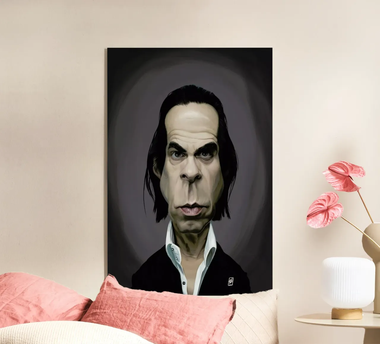 Nick Cave plexiglass da Rob Art | Illustration