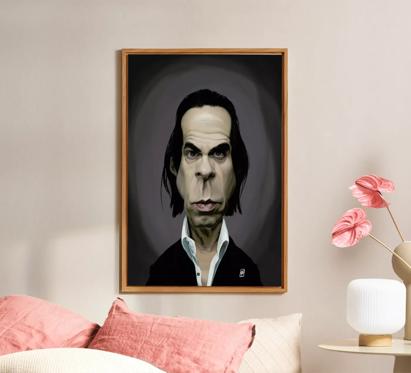 Nick Cave forex plate by Rob Art | Illustration