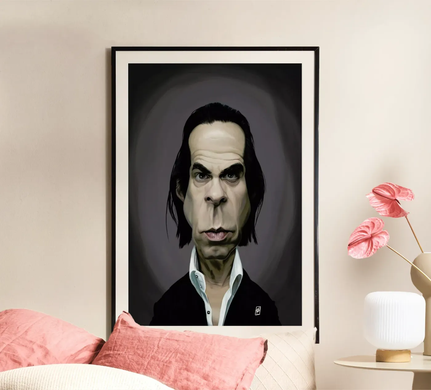 Nick Cave poster van Rob Art | Illustration
