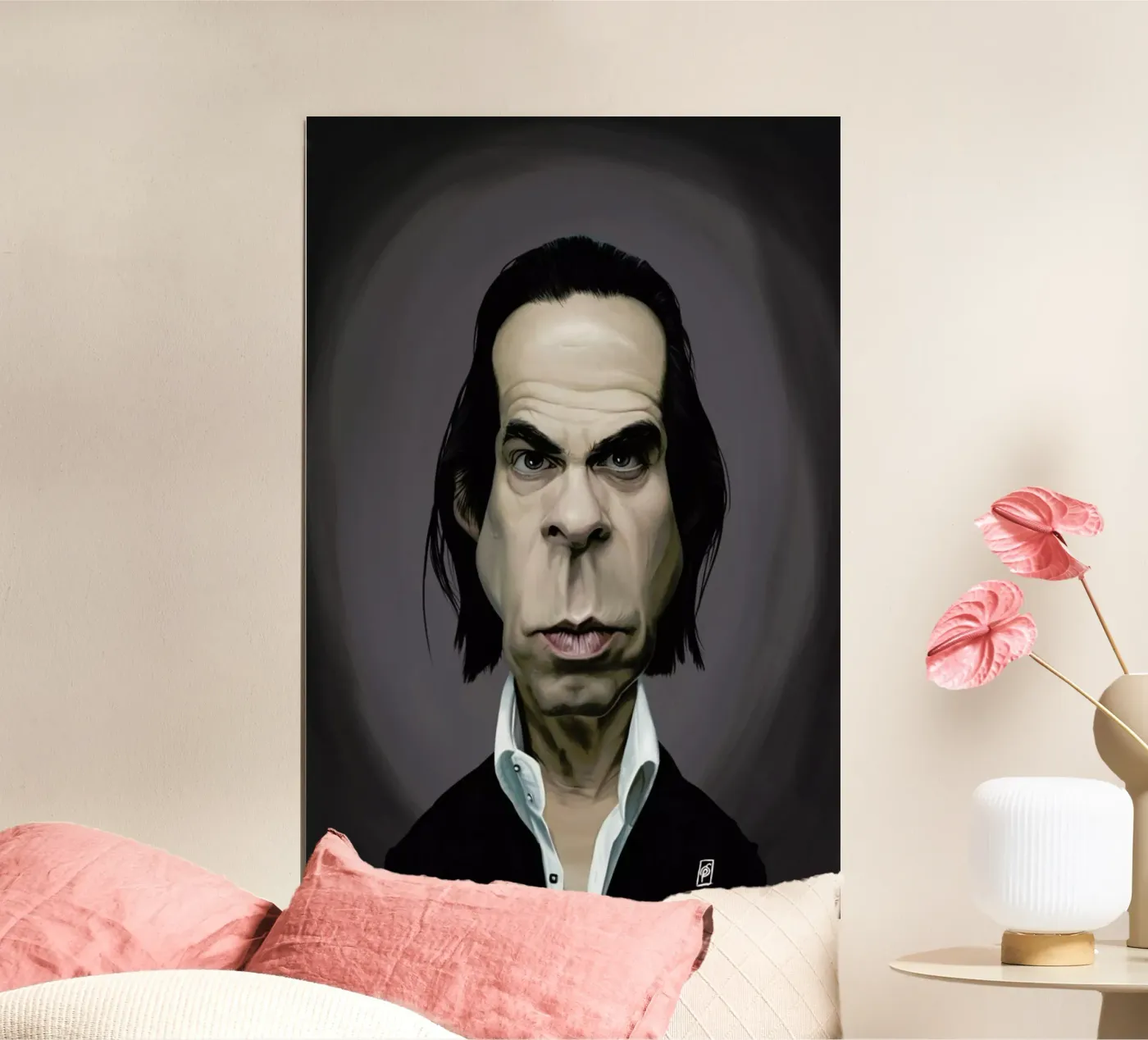 Nick Cave poster van Rob Art | Illustration