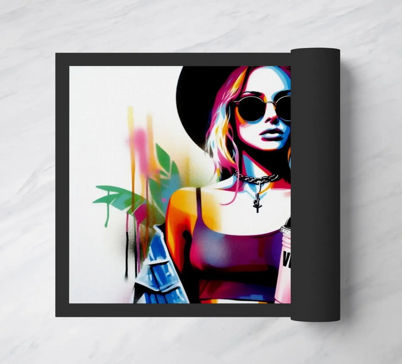 vegan smoothie – Stencil, Graffiti & Streetart zerbino da STAN Z.