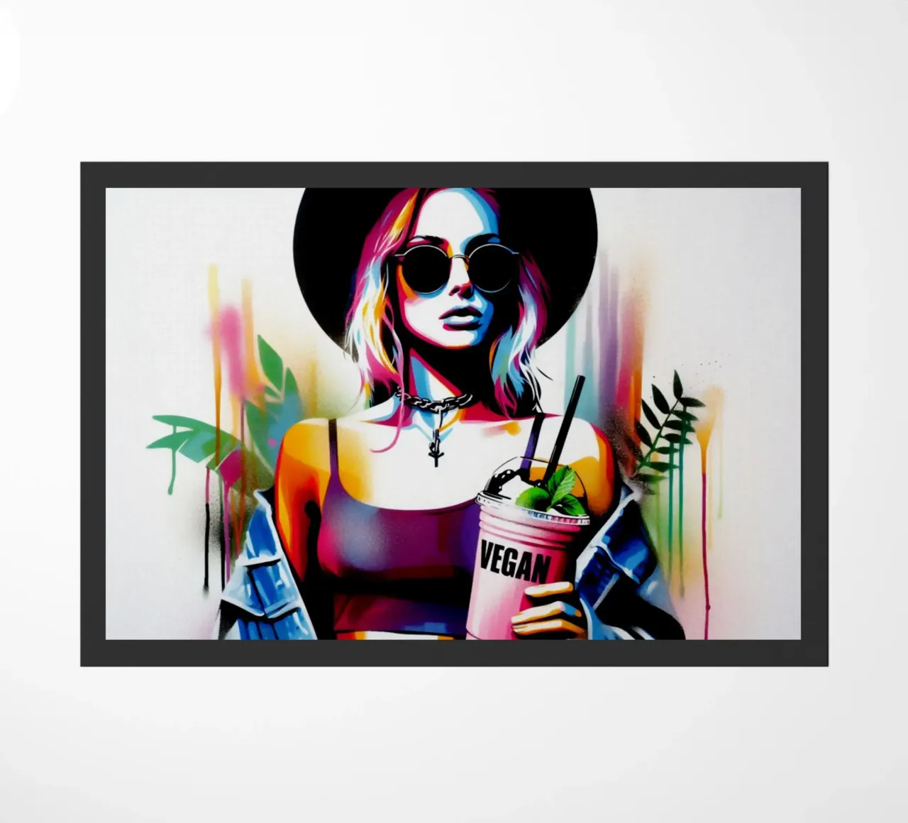 vegan smoothie – Stencil, Graffiti & Streetart zerbino da STAN Z.