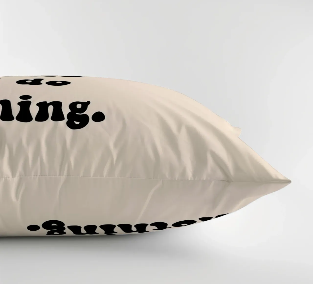 Do nothing... cuscino da Hej Ibiza by Ute Arnold