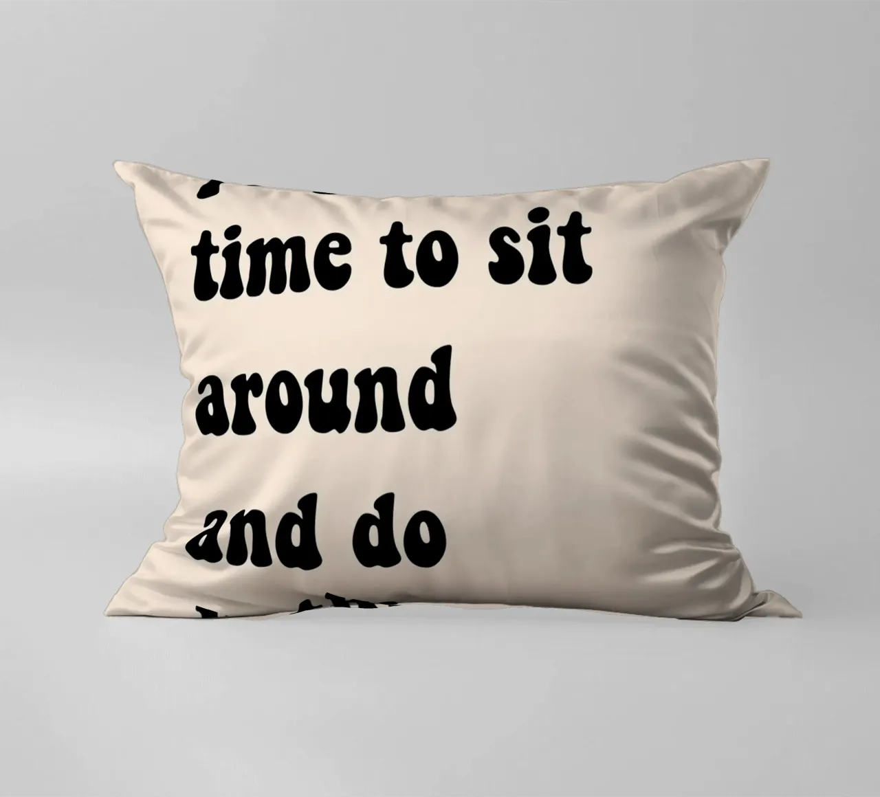 Do nothing... cuscino da Hej Ibiza by Ute Arnold