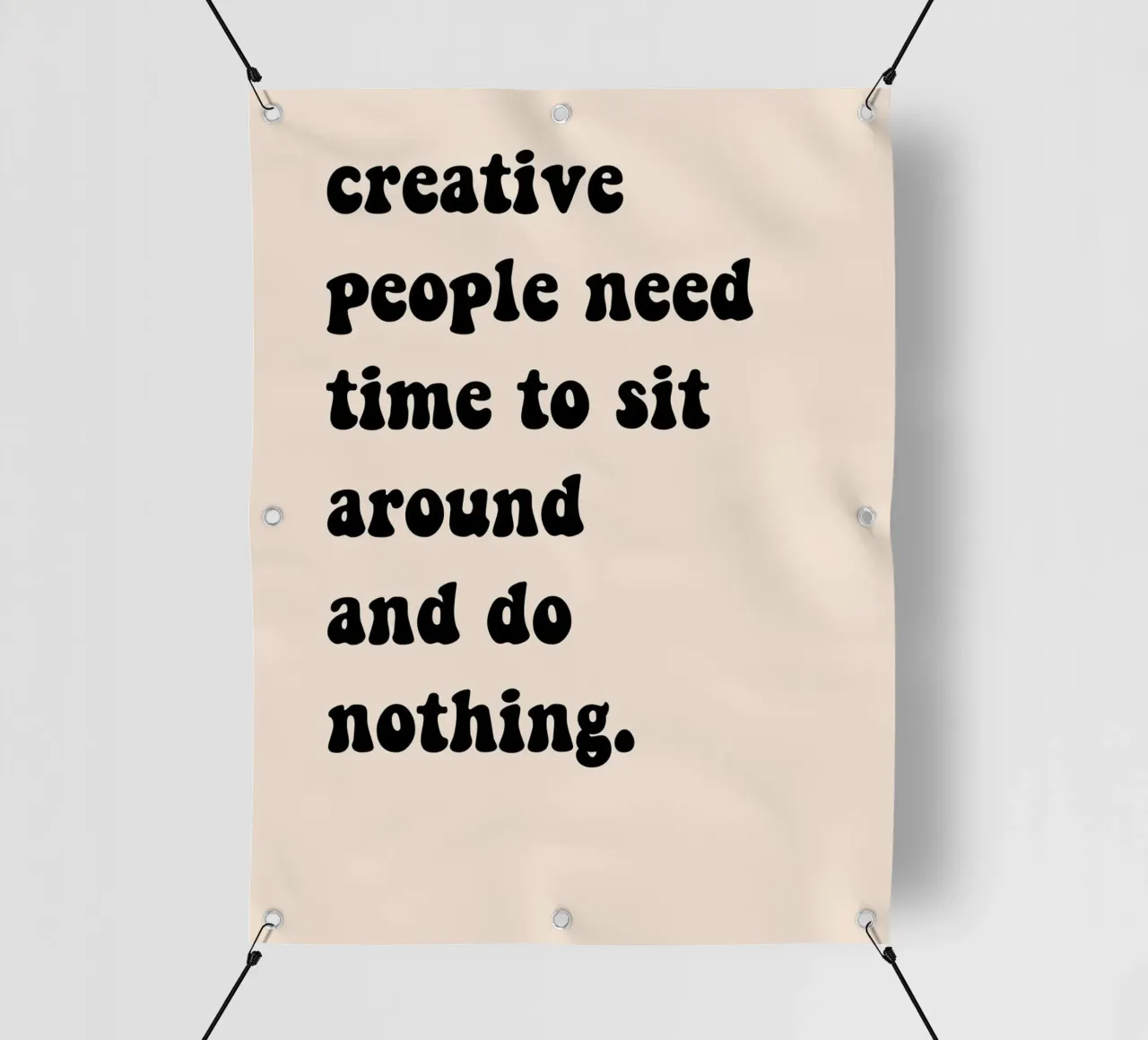 Do nothing... telo in pvc da Hej Ibiza by Ute Arnold