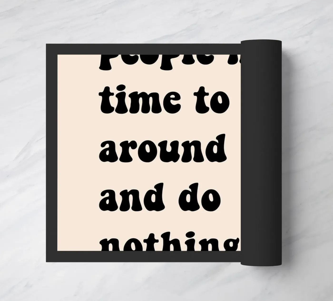 Do nothing... Fußmatte von Hej Ibiza by Ute Arnold