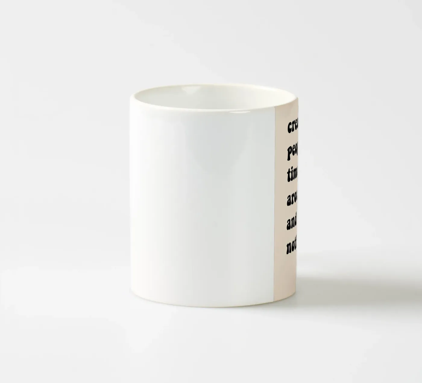 Do nothing... ceramic mug by Hej Ibiza by Ute Arnold