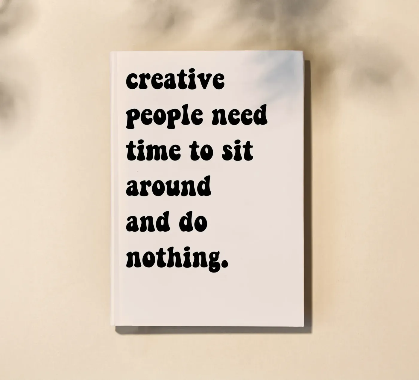 Do nothing... notebook by Hej Ibiza by Ute Arnold