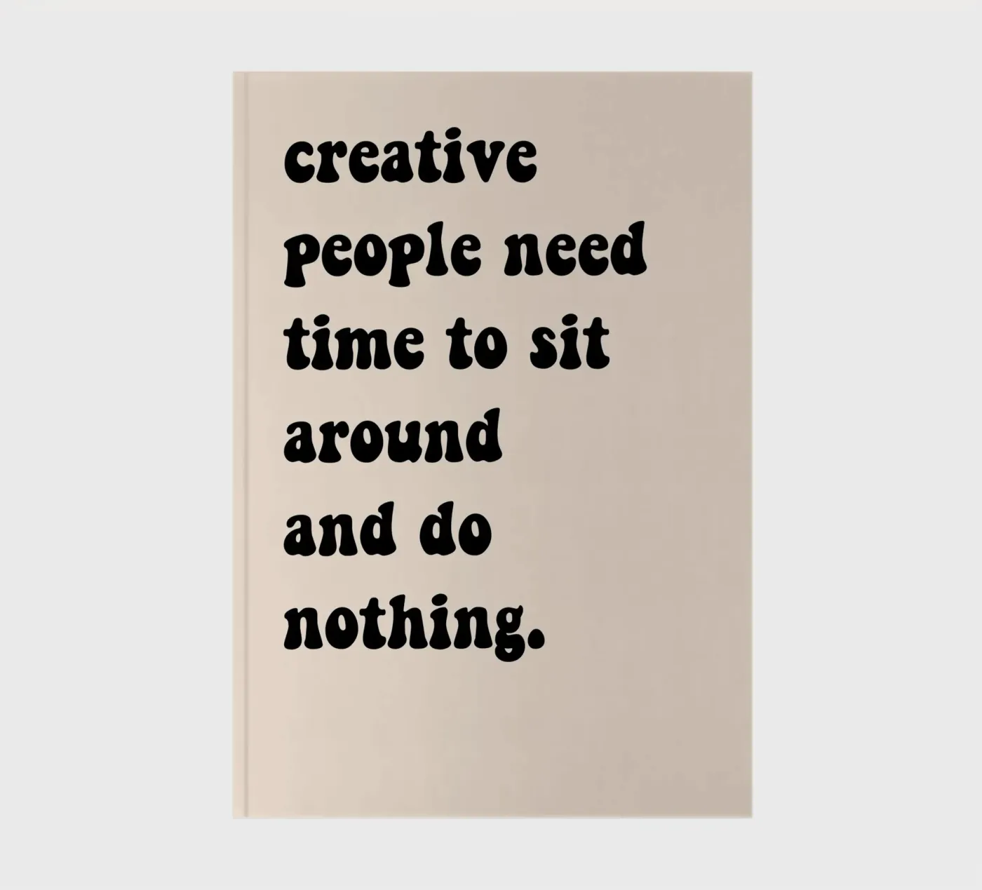 Do nothing... notebook by Hej Ibiza by Ute Arnold