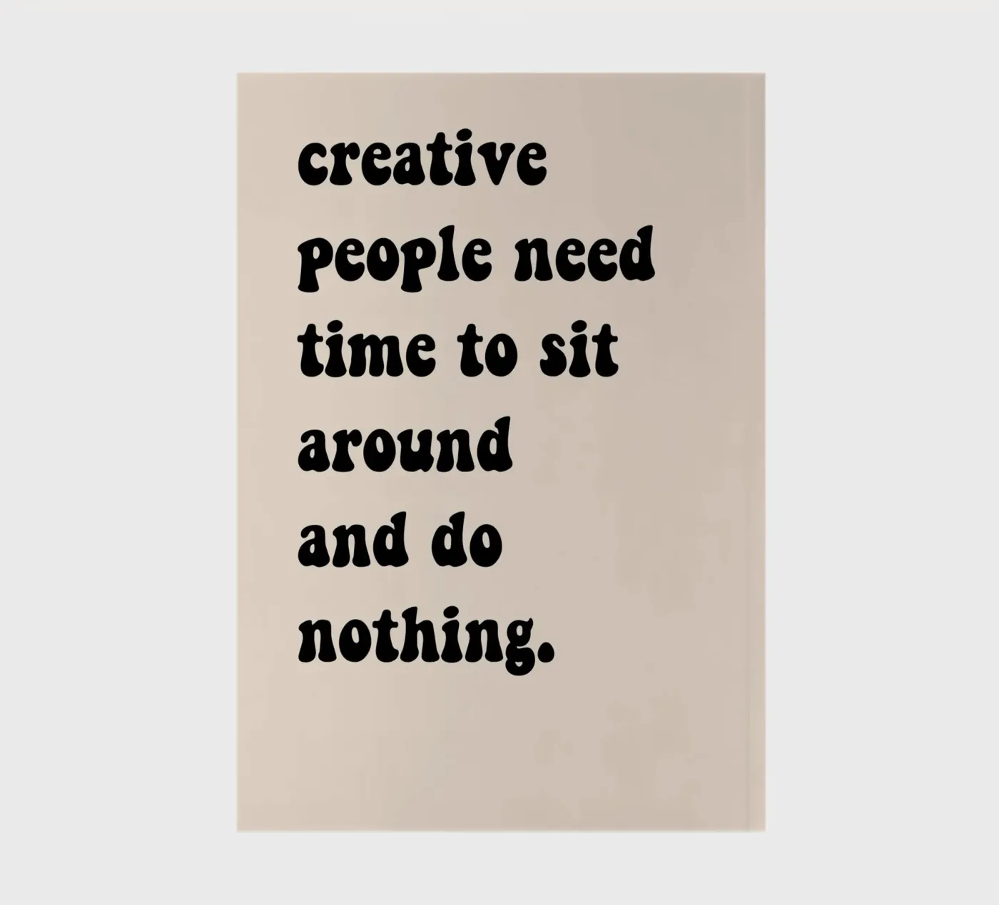 Do nothing... notebook by Hej Ibiza by Ute Arnold