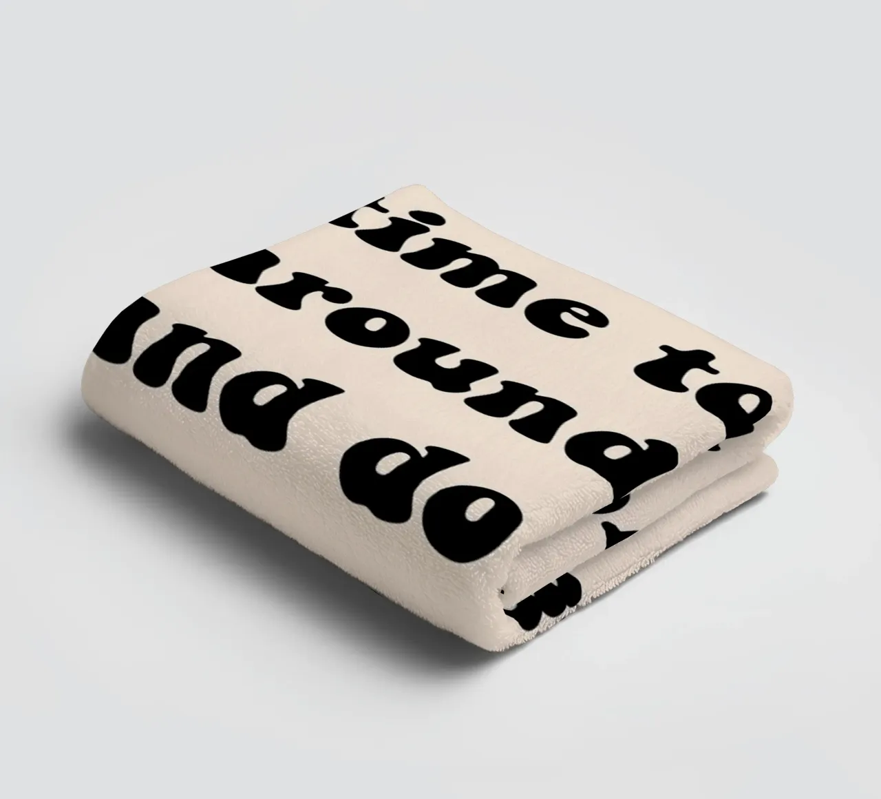 Do nothing... Handtuch von Hej Ibiza by Ute Arnold