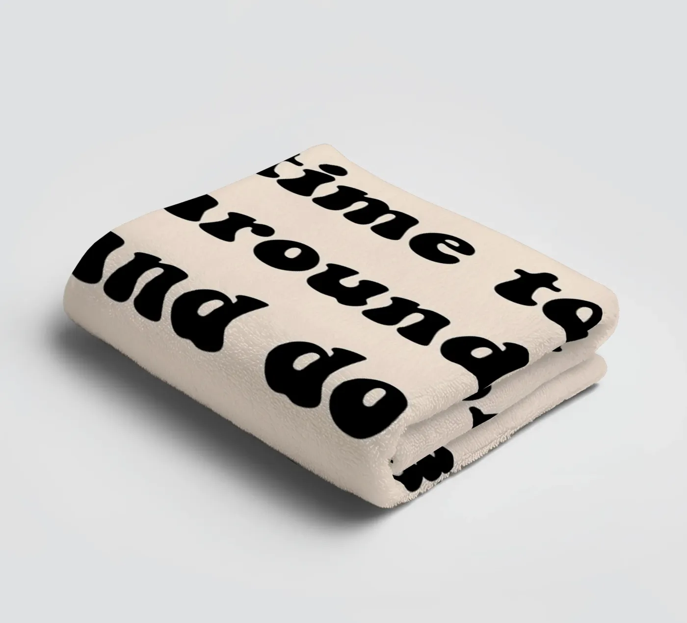 Do nothing... asciugamano da bagno da Hej Ibiza by Ute Arnold