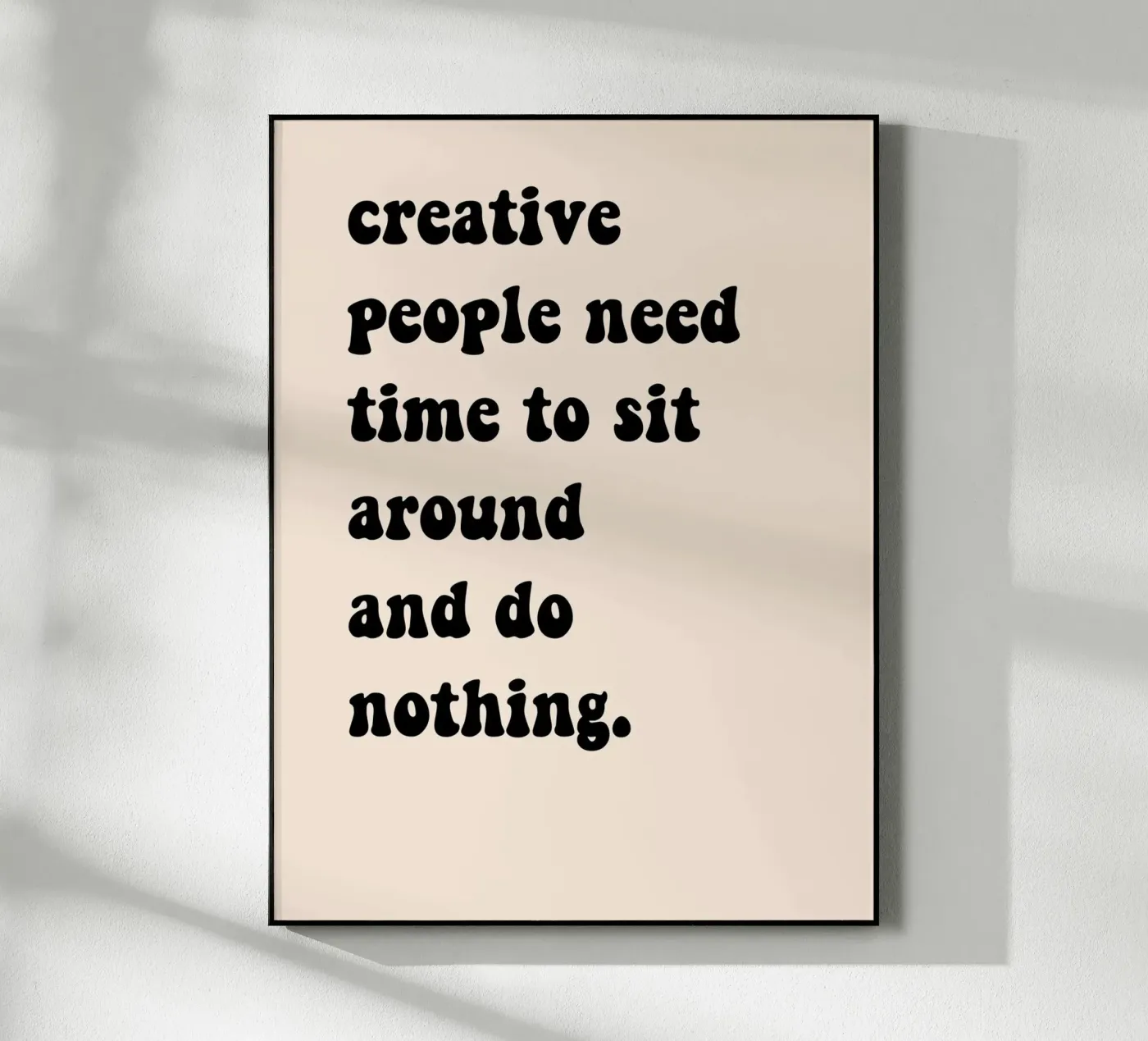 Do nothing... plexiglas de Hej Ibiza by Ute Arnold