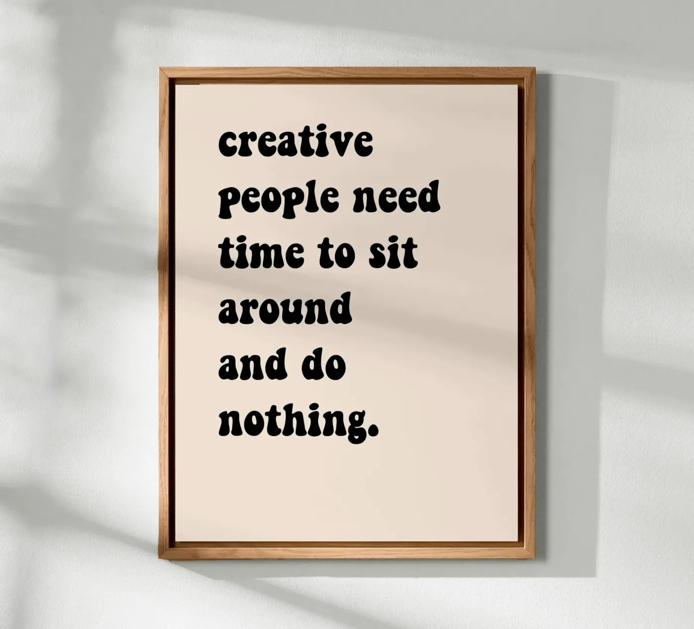 Do nothing... Forex-Platte von Hej Ibiza by Ute Arnold