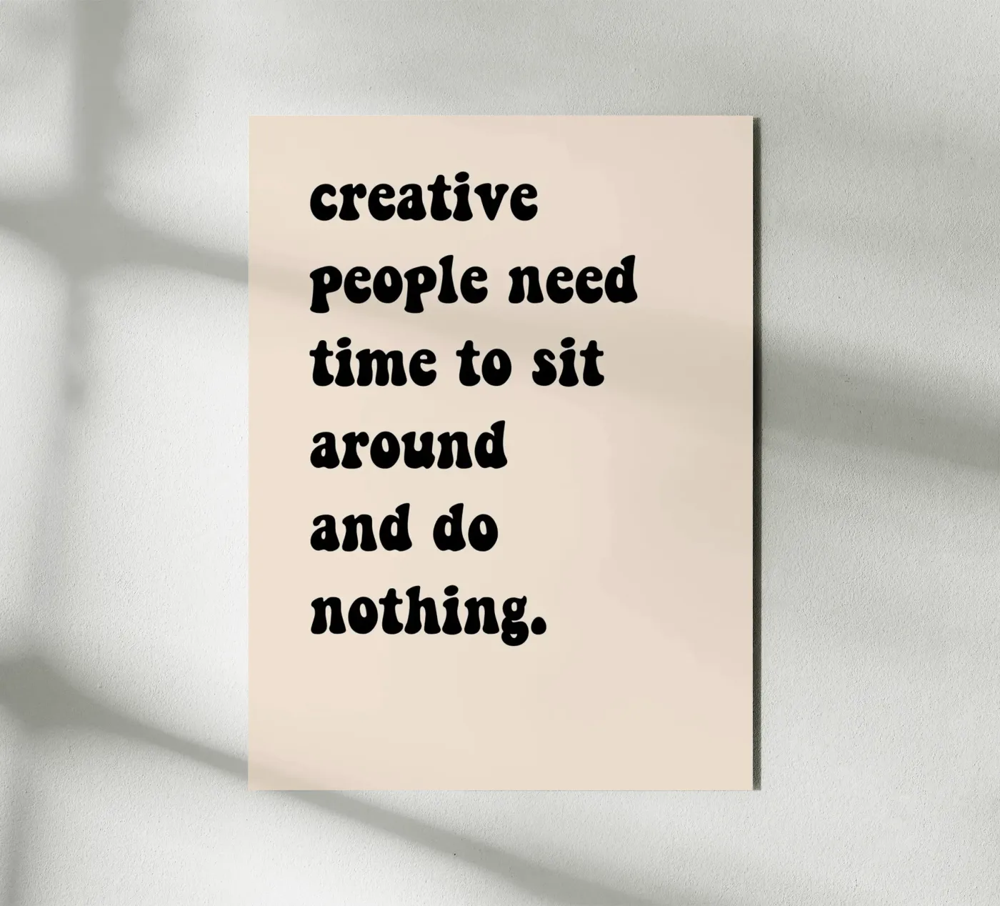 Do nothing... alluminio dibond da Hej Ibiza by Ute Arnold